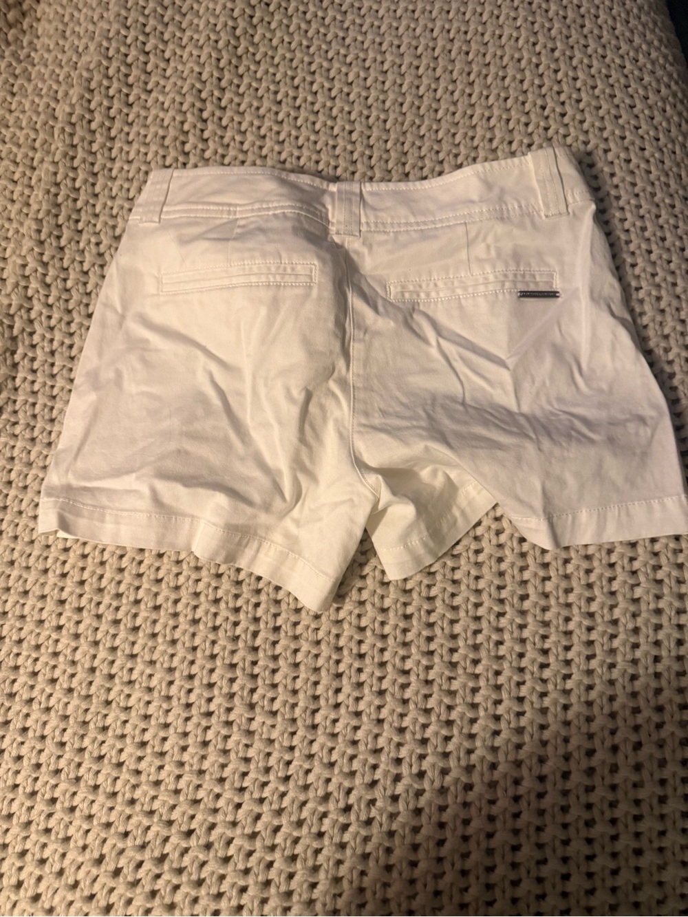 New York & Company White High Waist Women's Shorts